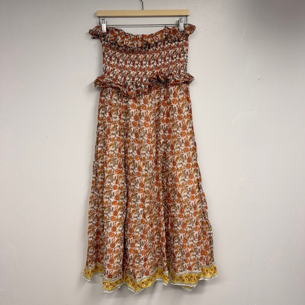 J. Crew Ravenna Dress in Sunset Rose Block-Print SZ L Euro Summer Wedding Guest - Picture 13 of 13